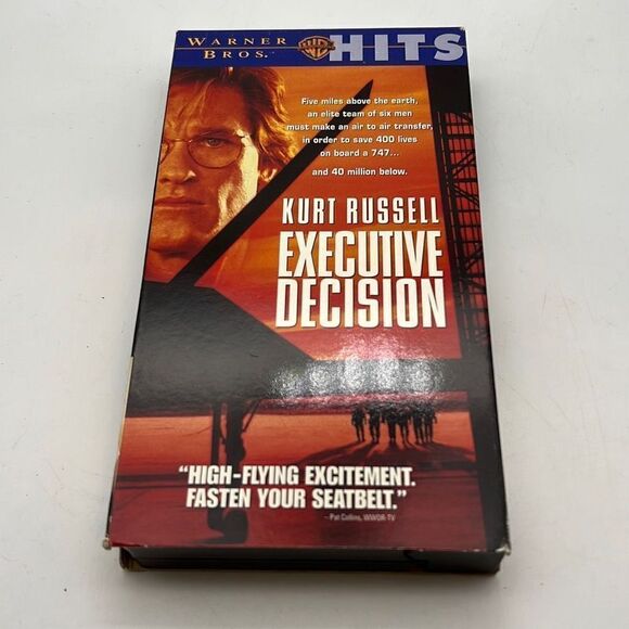 Executive Decision (VHS, 1996) Kurt Russell Halle Berry Video Cassette Tape Film - Picture 1 of 3